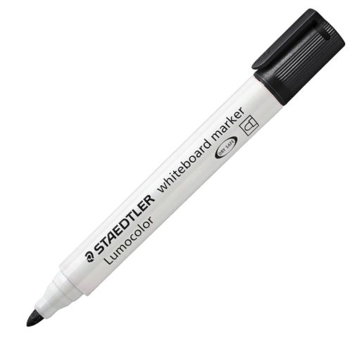 Picture of ST WHITEBOARD MARKER BULLET BLACK
